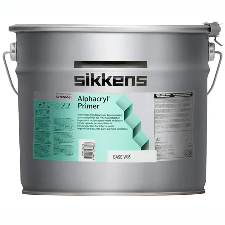 Sikkens Alphacryl Primer / Сиккенс Альфакрил Праймер грунтовочная краска блокирующая 1 л