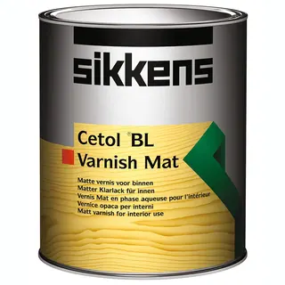 Sikkens Cetol BL Varnish Mat / Сиккенс Варниш Мат полиуретановый, водорастворимый лак 1 л