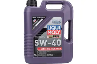 Синтетическое моторное масло LIQUI MOLY Synthoil High Tech 5W-40 SN A3/B4 5 л