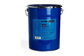 Смазка ROX синяя полимочевинная для подшипников BLUE EP-2 ведро 18 кг R140