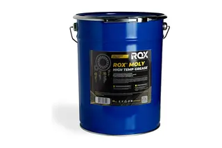 Смазка с дисульфидом молибдена ROX MOLY HIGH TEMP GREASE жестяное ведро 18 кг R176