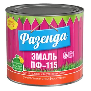 Текс Фазенда ПФ 115 эмаль универсальная для дерева и металла 2,7 кг