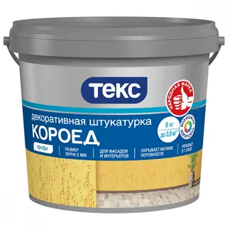 Текс Профи Короед декоративная штукатурка 8 кг