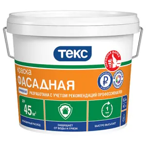 Текс Универсал краска фасадная, матовая 25 кг