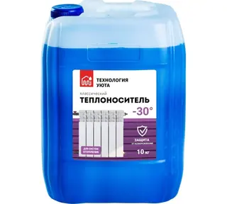 Теплохладоноситель (-30) для системы отопления Технология Уюта 10 кг, на основе этиленгликоля