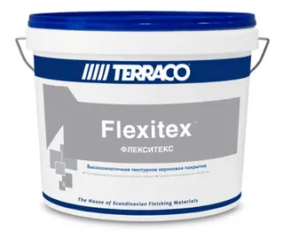 Terraco Flexitex / Террако Флекситекс акриловое текстурное покрытие 8 л
