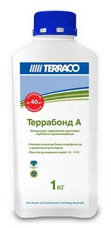 Terraco Terrabond A / Террако Террабонд грунт концентрат, пластификатор 1 кг