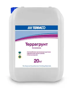 Terraco Terragrunt Antiplesen/ Террако Террагрунт Антиплесень анти-грибковая проникающая грунтовка 20 кг