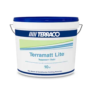 Terraco Terramatt Lite / Террако Террамат краска матовая для внутренних работ 10 кг