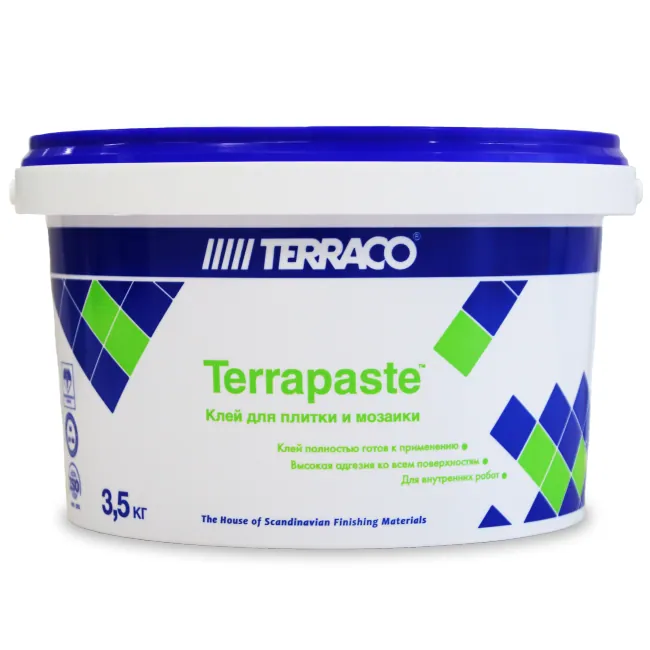 Terraco Terrapaste / Террако Террапаст готовый к применению клей для плитки 3,5 кг