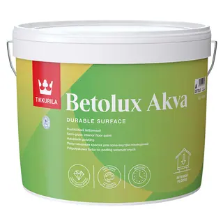 Tikkurila Betolux Akva / Тиккурила Бетолюкс Аква водорастворимая краска для пола 9 л
