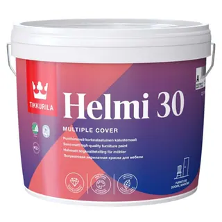 Tikkurila Helmi 30 / Тиккурила Хелми акрилатная краска для мебели 2,7 л