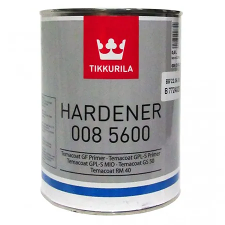 Tikkurila Industrial Hardener / Тикккурила 008 5600 отвердитель для красок Темакоут 0,6 л