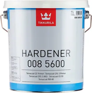 Tikkurila Industrial Hardener / Тикккурила 008 5600 отвердитель для красок Темакоут 4 л