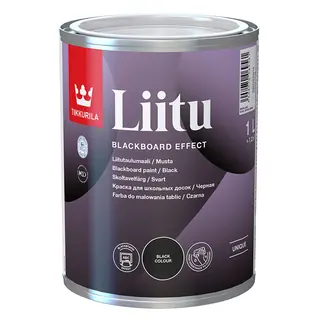 Tikkurila Liitu / Тиккурила Лииту грифельная краска черная и база под колеровку 1 л