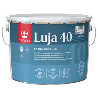 Tikkurila Luja 40 / Тиккурила Луя 40 полуглянцевая краска влагостойкая 9 л