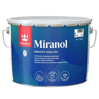 Tikkurila Miranol / Тиккурила Миранол эмаль алкидная универсальная 9 л