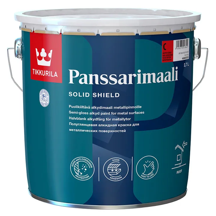 Tikkurila Panssarimaali / Тиккурила Пансаримаали краска для металлических крыш 2,7 л