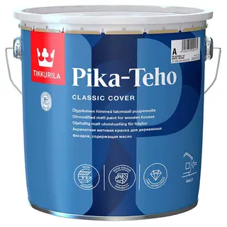 Tikkurila Pika Teho / Тиккурила Пика Техо водорастворимая фасадная краска для дерева 0,9 л