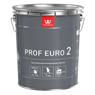 Tikkurila Prof Euro 2 / Тиккурила Проф Евро интерьерная краска для стен и потолков 18 л