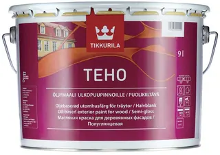 Tikkurila Teho / Тиккурила Техо краска масляная для деревянных фасадов 9 л