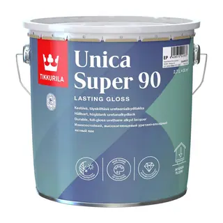 Tikkurila Unica Super 90 / Тиккурила Уника Супер яхтный лак глянцевый 2,7 л