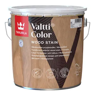 Tikkurila Valtti Color / Тиккурила Валтти Колор лессирующий антисептик для дерева 2,7 л