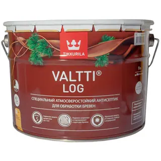 Tikkurila Valtti Log / Тиккурила Валти Лог антисептик для бревен 9 л