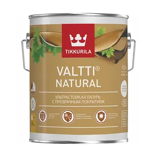 Tikkurila Valtti Natural / Тиккурила Валтти Натурал ультрастойкая лазурь с прозрачным покрытием 2,7 л