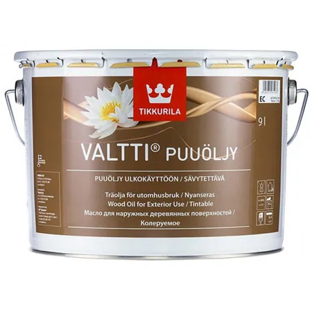 Tikkurila Valtty Puuoljy / Валти Пуолью Масло для дерева 9 л