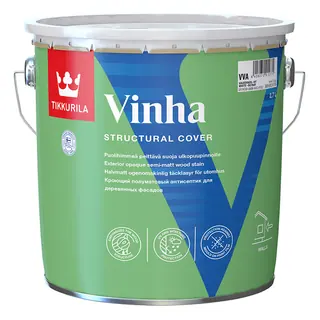 Tikkurila Vinha / Тиккурила Винха кроющий антисептик для древесины водорастворимый 2,7 л