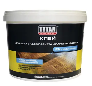 Tytan Professional / Титан двухкомпонентный полиуретановый клей для паркета 10 кг