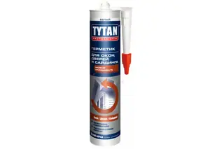 Tytan Professional / Титан нейтральный силиконовый герметик для окон дверей и сайдинга 0,28 л