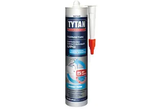 Tytan Professional UPG / Титан высококачественный герметик силиконовый санитарный 0,28 л