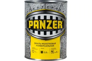Универсальная молотковая эмаль PANZER золотистая, 0.8 л 219786