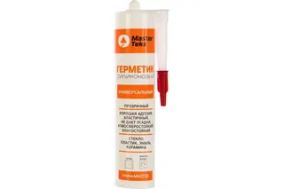 Универсальный герметик MASTERTEKS HOMEMASTER силикон. 260 мл прозрачн. 12 53393