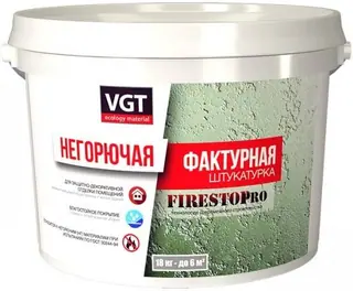 VGT ФАКТУРНАЯ НЕГОРЮЧАЯ ОГНЕЗАЩИТА FIRESTOP PRO 18 кг