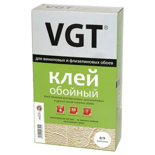 VGT / ВГТ клей для виниловых и флизелиновых обоев 0,3 кг