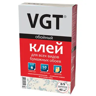 VGT / ВГТ клей для всех видов бумажных обоев 0,2 кг