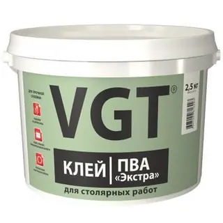 VGT / ВГТ ПВА ЭКСТРА клей для дерева, бумаги и кожи 2,5 кг