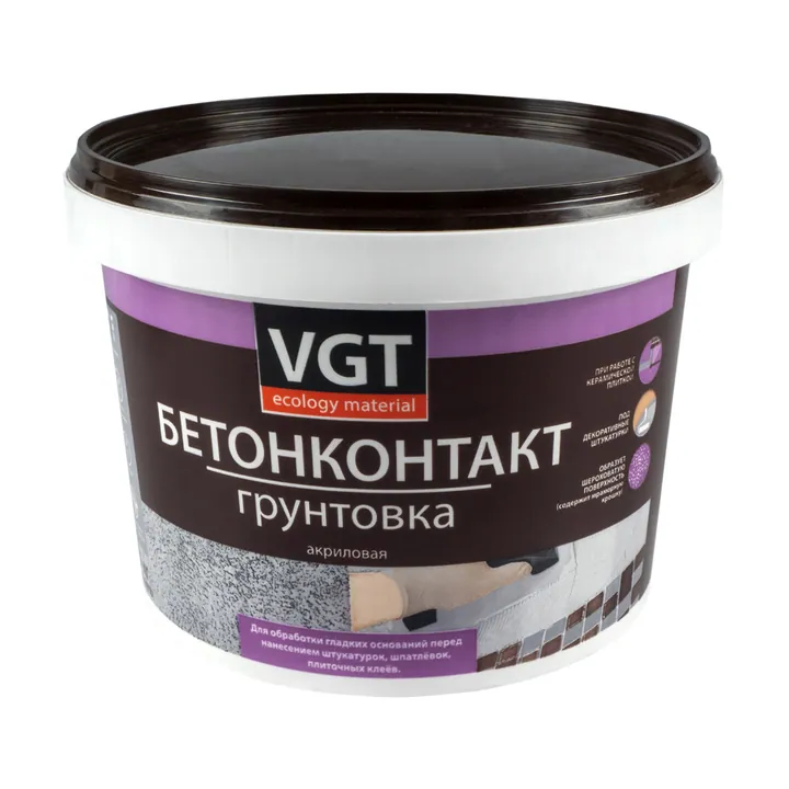 VGT / ВГТ ВД-АК-0301 БЕТОНКОНТАКТ акриловый, белый 16 кг