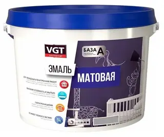 VGT / ВГТ ВД-АК-1179 ЭМАЛЬ АКРИЛОВАЯ МАТОВАЯ универсальная 3 кг