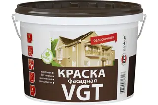 VGT / ВГТ ВД-АК-1180 краска фасадная по дереву акриловая 15 кг