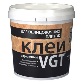 VGT / ВГТ водостойкий клей для облицовочных плиток 1,7 л