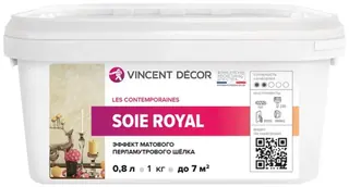Vincent Decor Soie Royal / Винсент Декор Суа Роял декоративное покрытие с эффектом матового шелка 1 л