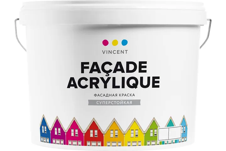 Vincent Facade Acrylique F 2 / Винсент Фасадная краска 9 л