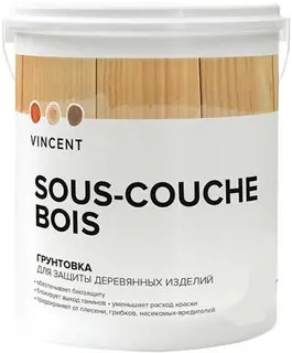 Vincent Sous couche bois / Винсент Со Куш Боа грунтовка для древесины 0,9 л