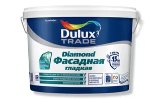 Водно-дисперсионная краска матовая Dulux Trade Diamond | Дюлакс Даймонд Фасадная Гладкая 1 л