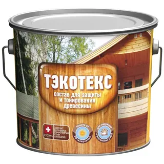 Ярославские Краски Текотекс защитно декоративный состав для внутренних и наружных работ 9 л