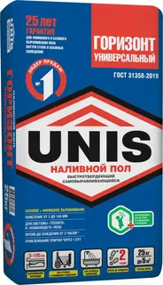 Юнис Горизонт Универсальный (ровнитель, наливной пол быстротвердеющий), 20 кг
